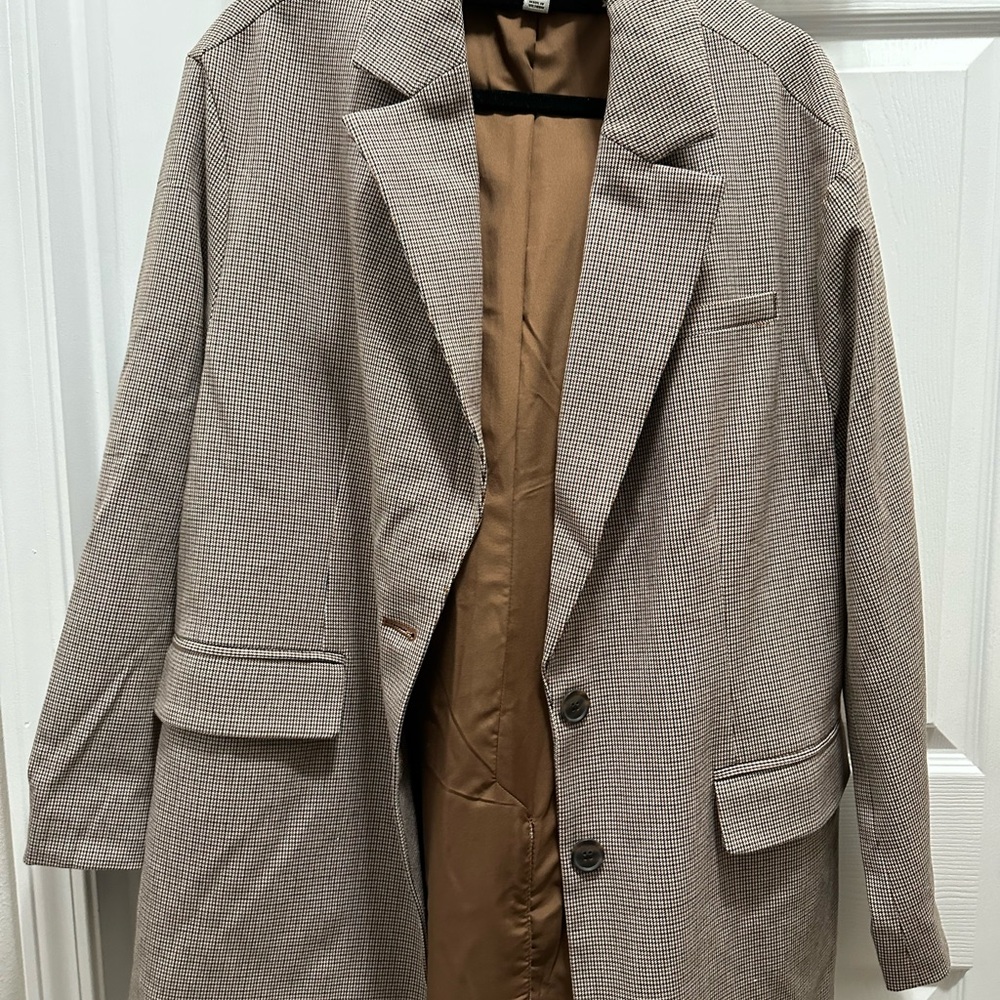 Plaid blazer